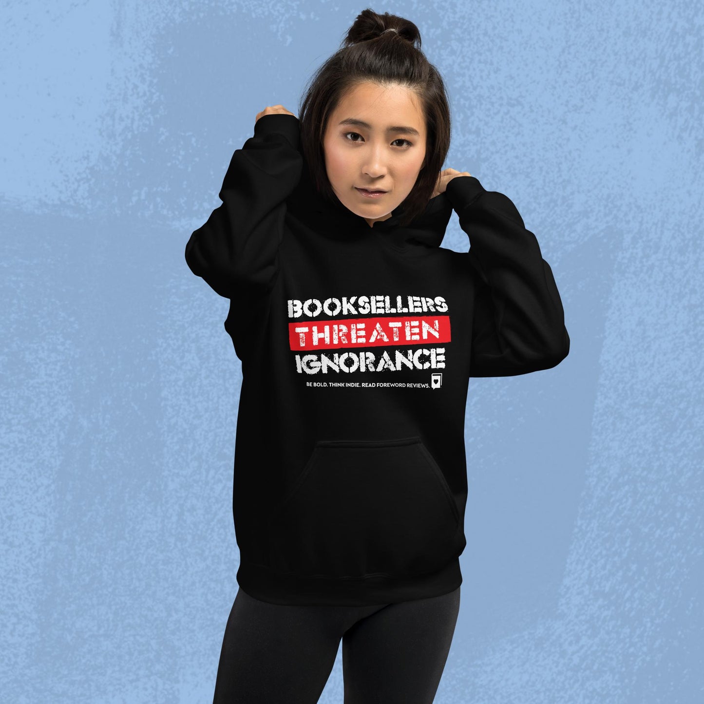 Booksellers Threaten Ignorance Hoodie - Black
