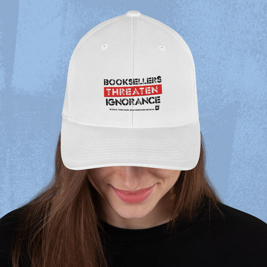 Booksellers Threaten Ignorance Hat - White